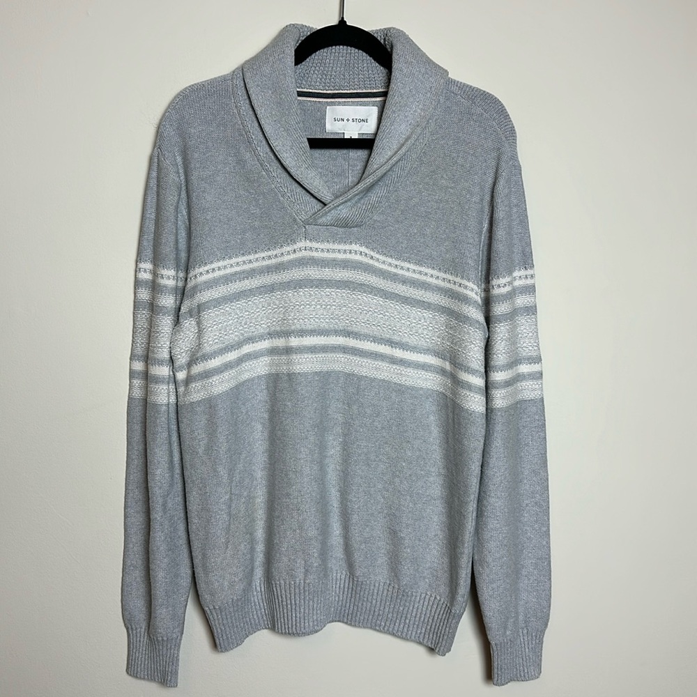 NWT Sun + Stone Men’s‎ Sweater Shawl